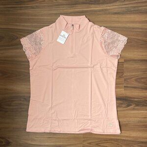 Kastel Denmark - Lace Short Sleeve - Coral Cloud/Pink - XL
